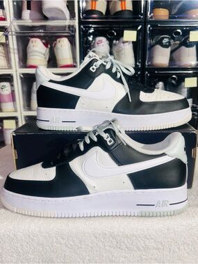 Nike Air Force 1 '07 LV8 "Split - Black Phantom" FD2592-002 No Box